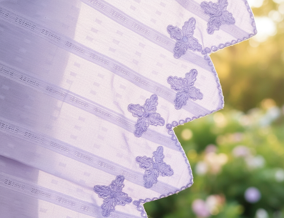 2 piece ready to wear self jaquard cotton dress