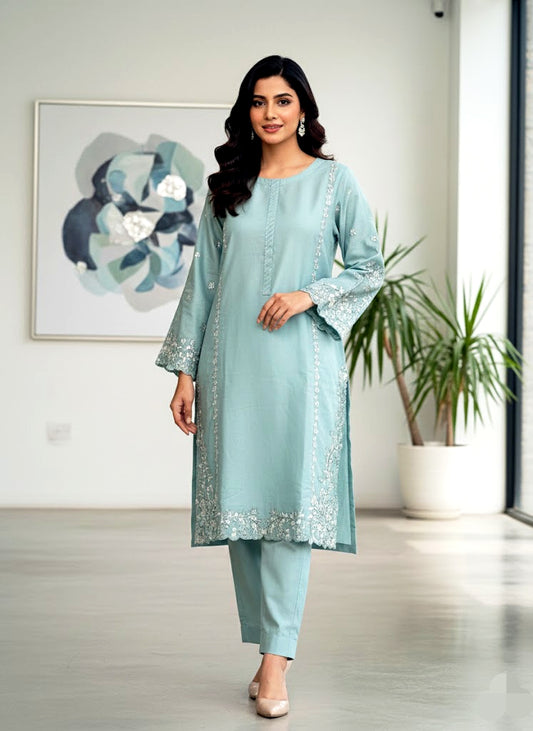 2 Piece Embroidered Lawn – Ready to Wear