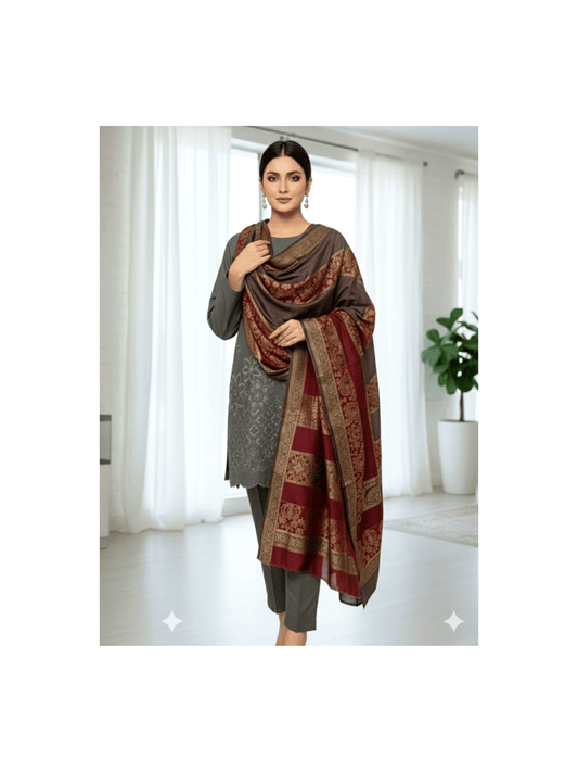 3 piece embroiderd marina suit