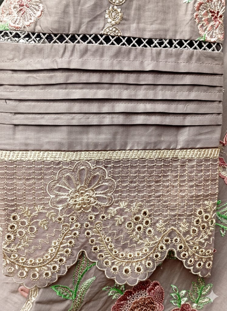 ✨ 3 Piece Luxury Embroidered Suit – Elegant & Sophisticated